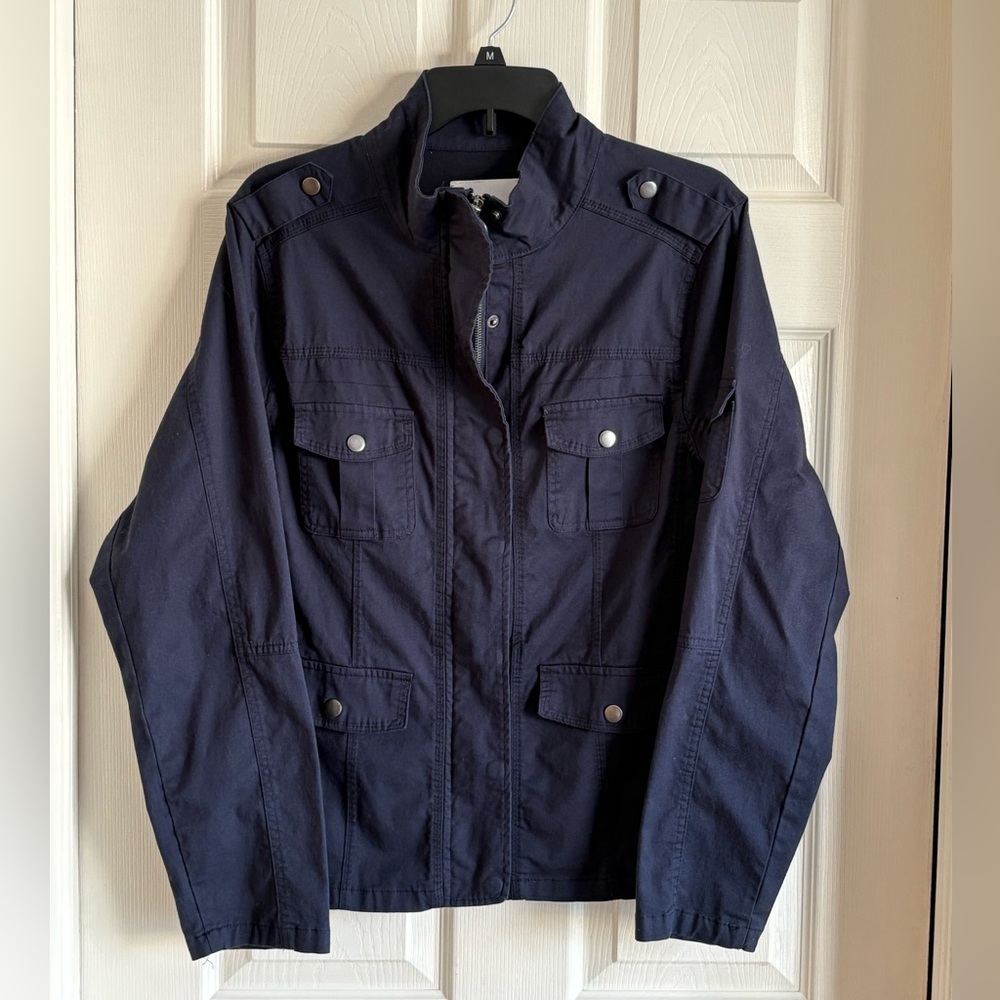 Thread & Supply Navy Blue Utility Jacket
